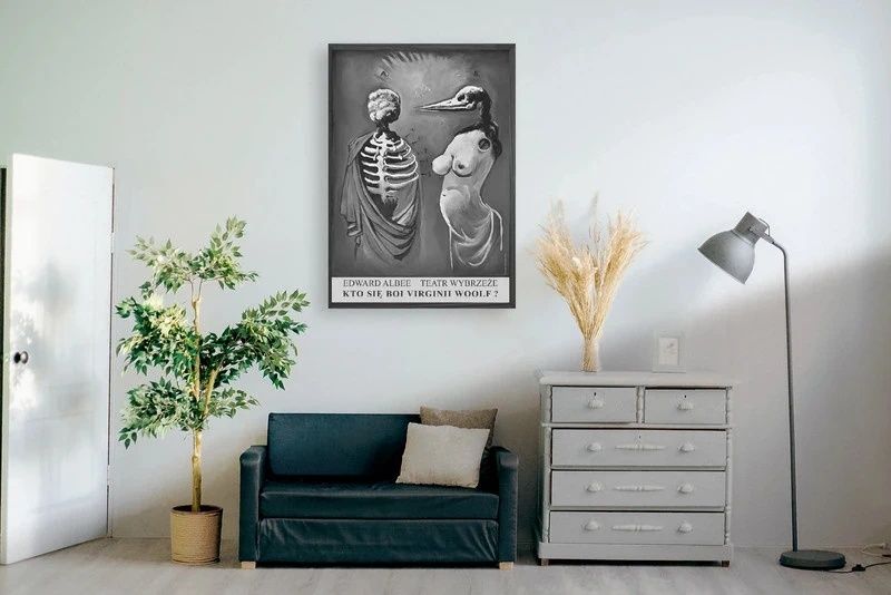 Kto się boi Virginii Woolf plakat Franciszek Starowieyski