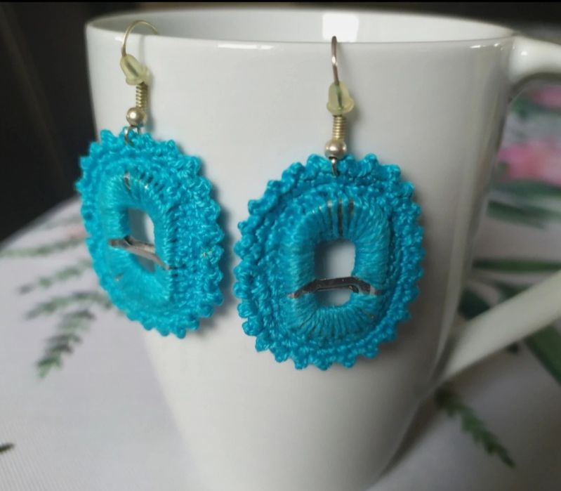 Kolczyki na szydełku