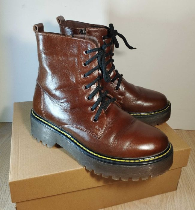 Черевики зимові на шнурівці