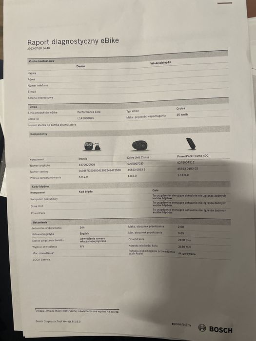 Rower elektryczny BH Xenion Cross r.56