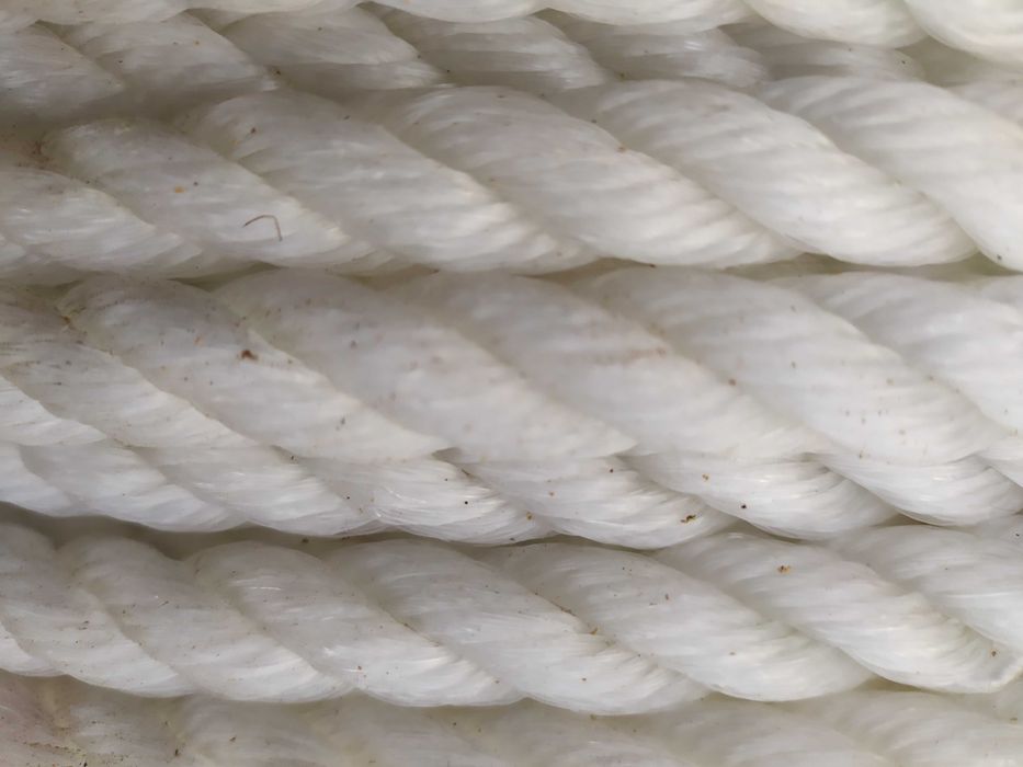 Corda nylon branca 12 mm