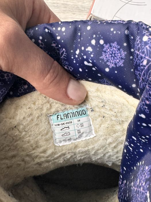 Супер теплі зимові черевики , Flamingo на ніжку 23-24 см.