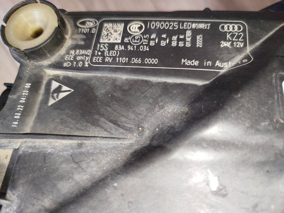 audi Q3 83a Full LED фара ауді q3 фари ку3 Ауди кю3 3 83А