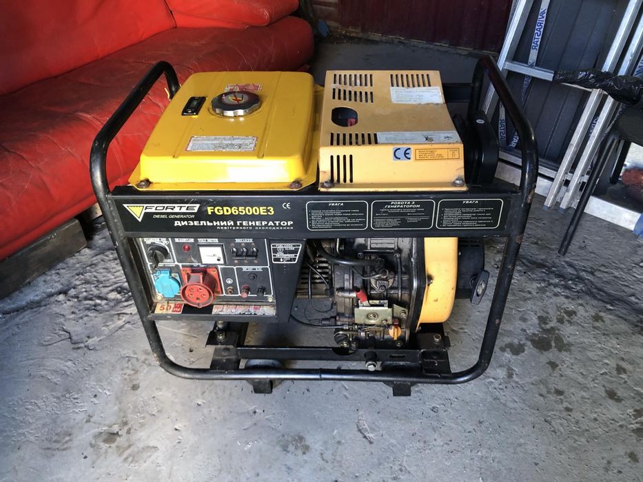 Дизельний генератор Forte FGD6500E3 (3-фазний, 5–5.5 кВт)