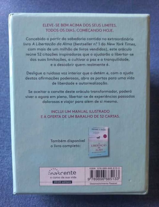 A Libertação da Alma - O Oráculo - Michael A. Singer (Inclui baralho de 52 cartas)