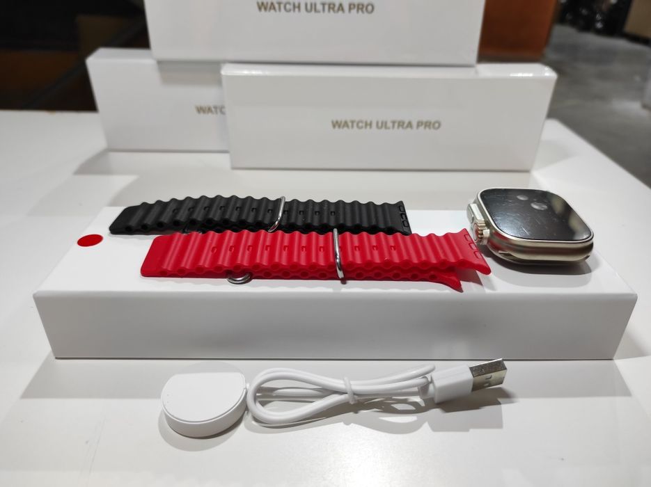Smartwatch ultra pro com 2 pulseiras (várias cores disponíveis)