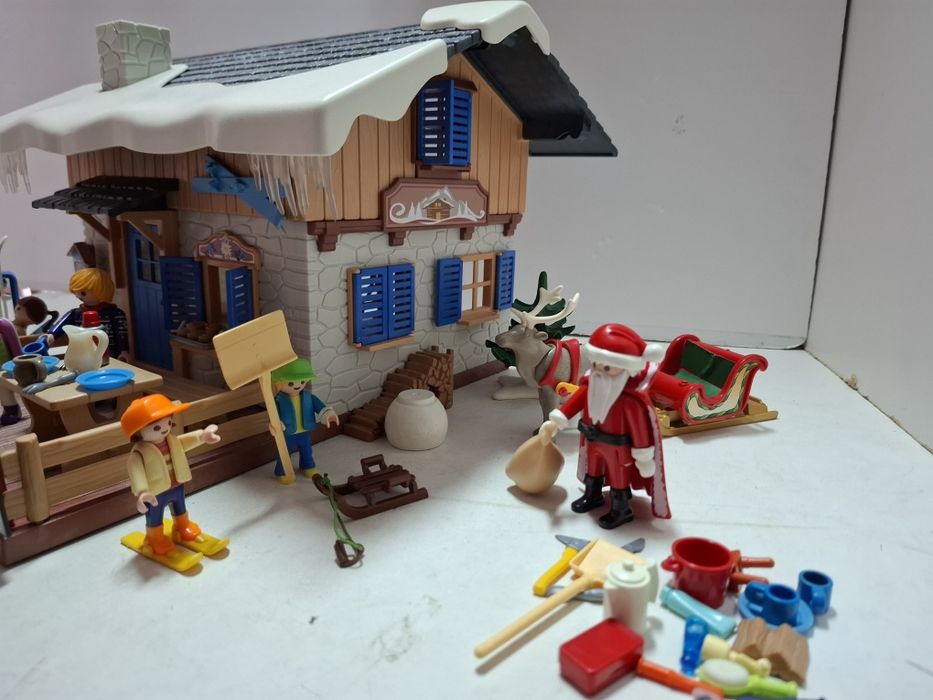 Playmobil schronisko w zimie