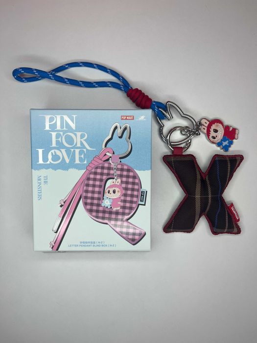Labubu The Monsters – Pin For Love Letter Pendant (N–Z) | X