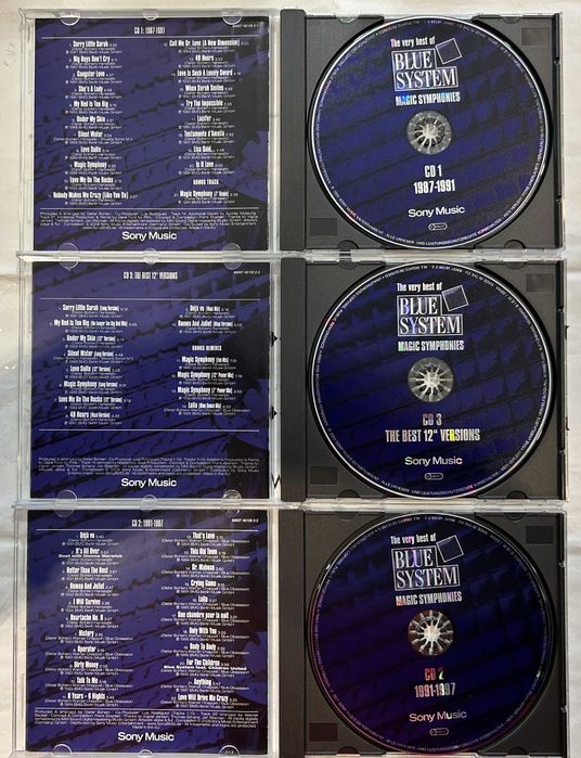 Blue System The Very Best Of Magic Symphonies 3CD Box używana lider Modern Talking
