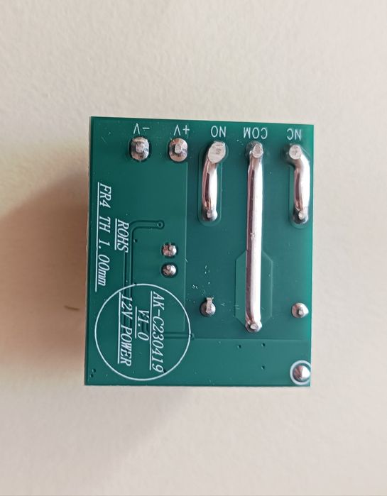 Радіореле 12В 10А  – бездротове керування навантаженням