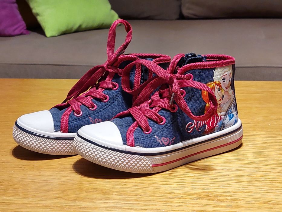 Trampki wysokie Disney Frozen Elza buty dziecięce 28