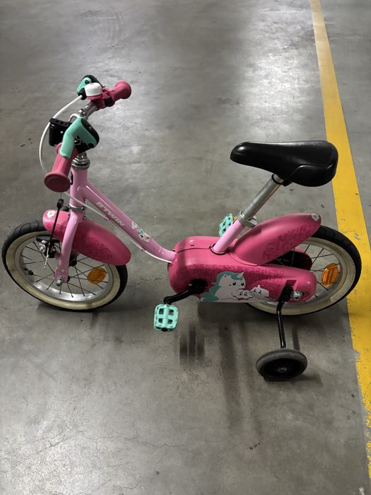 Bicicleta 14Polegadas 500 Unicorn  B'TWIN 3-5 ANOS