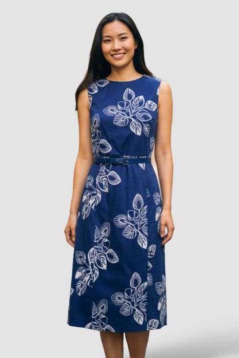 Хлопковое платье с вышивкой Monsoon, р. М