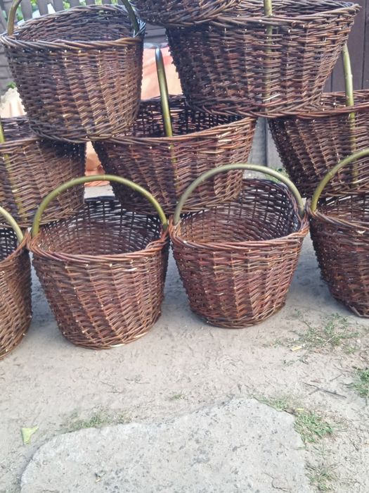 Sprzedam miotły brzozowe oraz kosze wiklinowe z