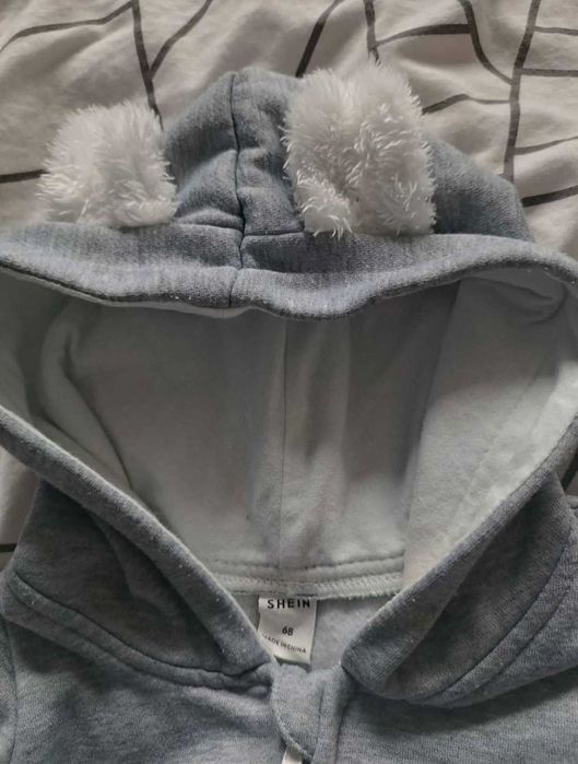 Kombinezon dresowy z uszami 68