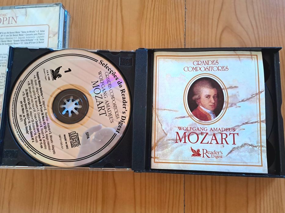 Coleção "Grandes Compositores" Reader’s Digest – Chopin, Mozart e Beethoven