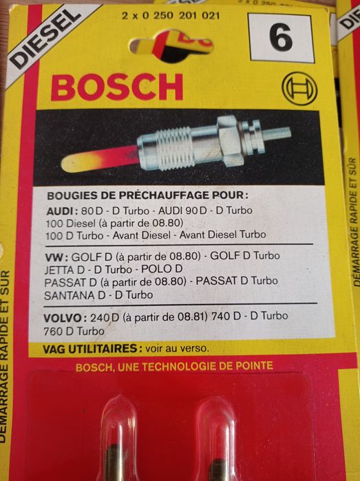 Свечи накала BOSCH 0 250 201 021