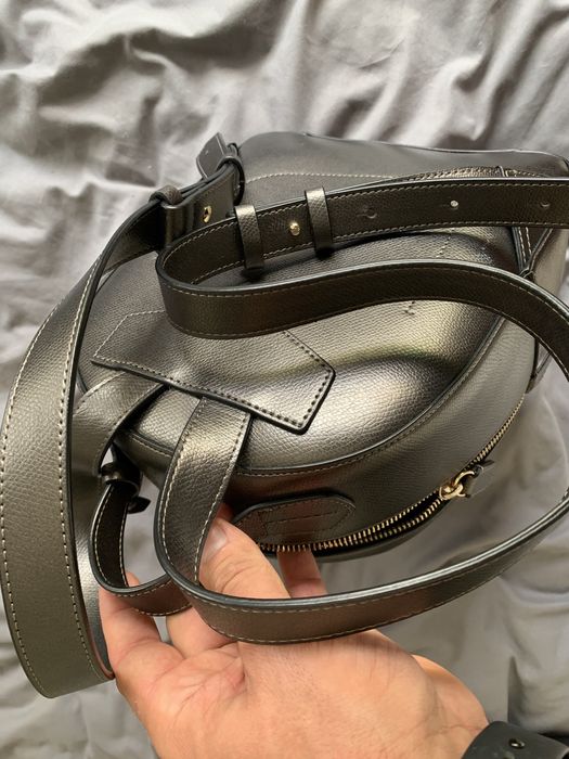 Giorgio Armani torebka damska nowa szaro grafitowa plecaczek torba