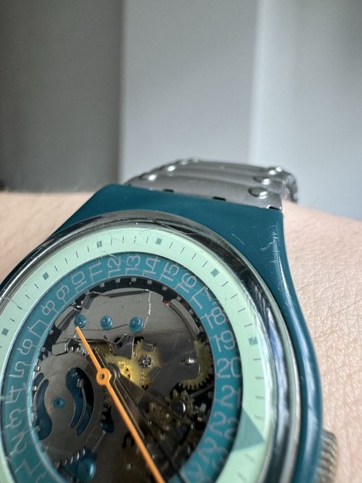 Оригінальний вінтажний годинник Swatch GG403 “Steel Lite” (1991 рік)