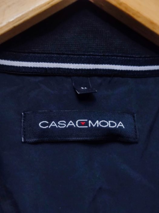 Męska M  kamizelka pikowana marki CASA MODA w kolorze ciemnego granatu