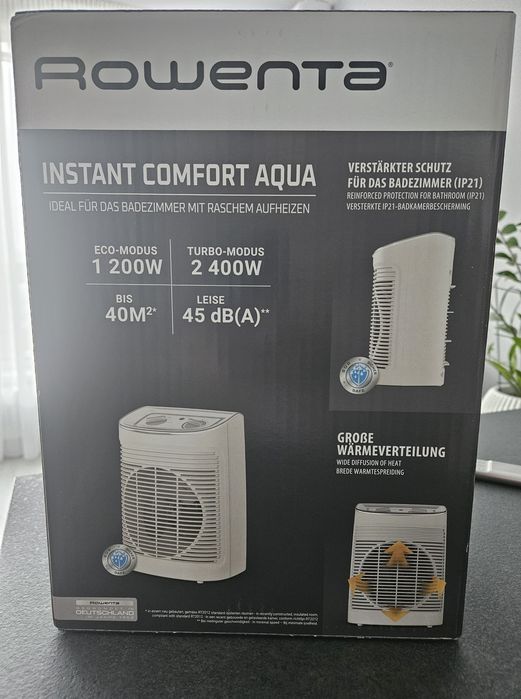 Тепловентилятор ROWENTA Instant Comfort Aqua SO6510F2