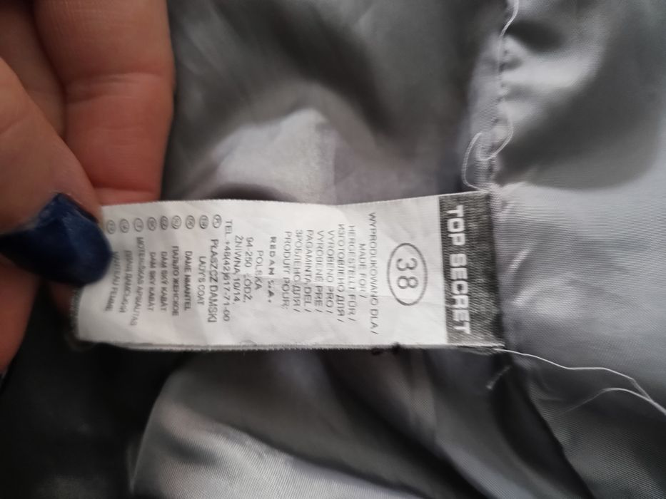 Płaszczyk wiosenny rozm 38 firmy Top Secret
