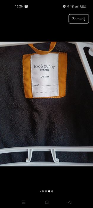 Kurtka zimowa dziecięca Sinsay rozm.92