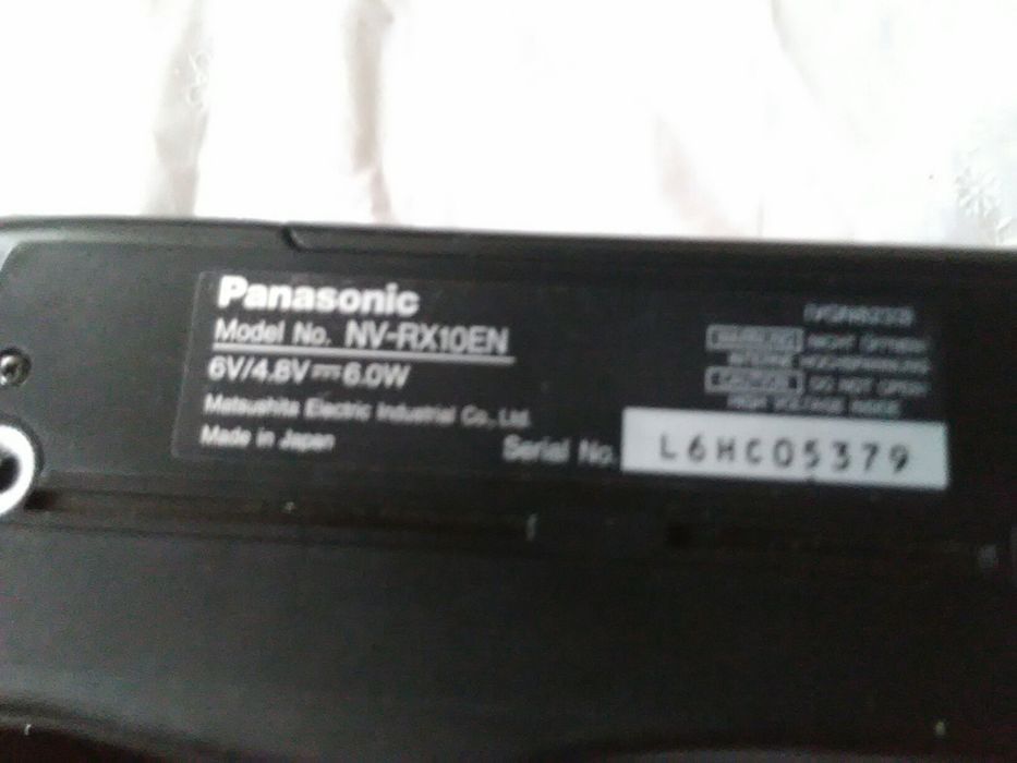 Видеокамера кассетная Panasonic rx 10 slim palmkorder