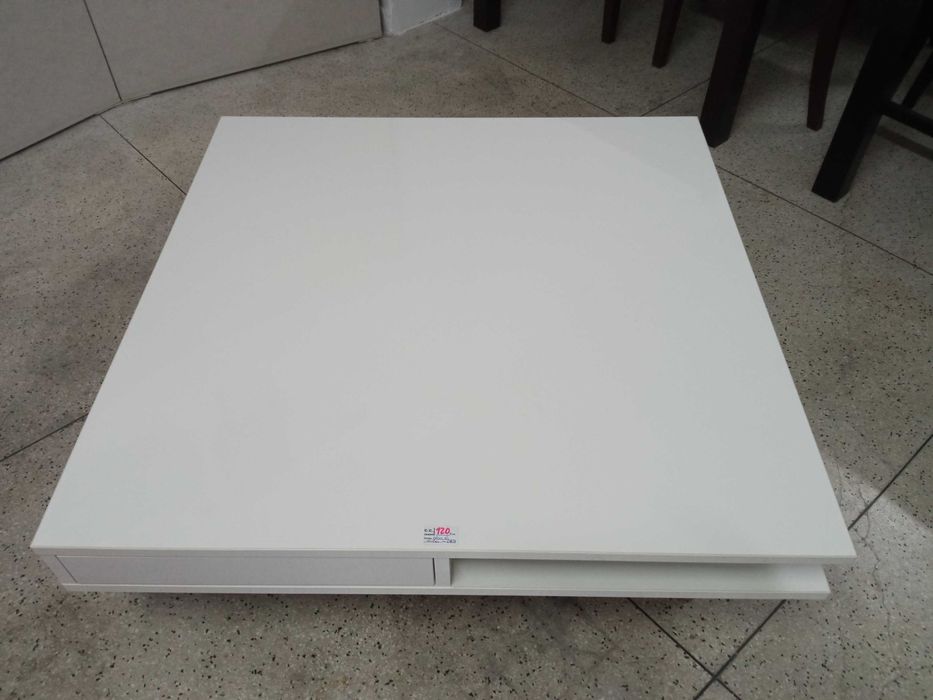 Mesa centro branco alto brilho