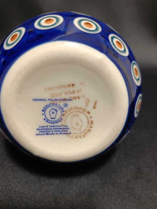 Wazonik mały  ceramika Bolesławiec