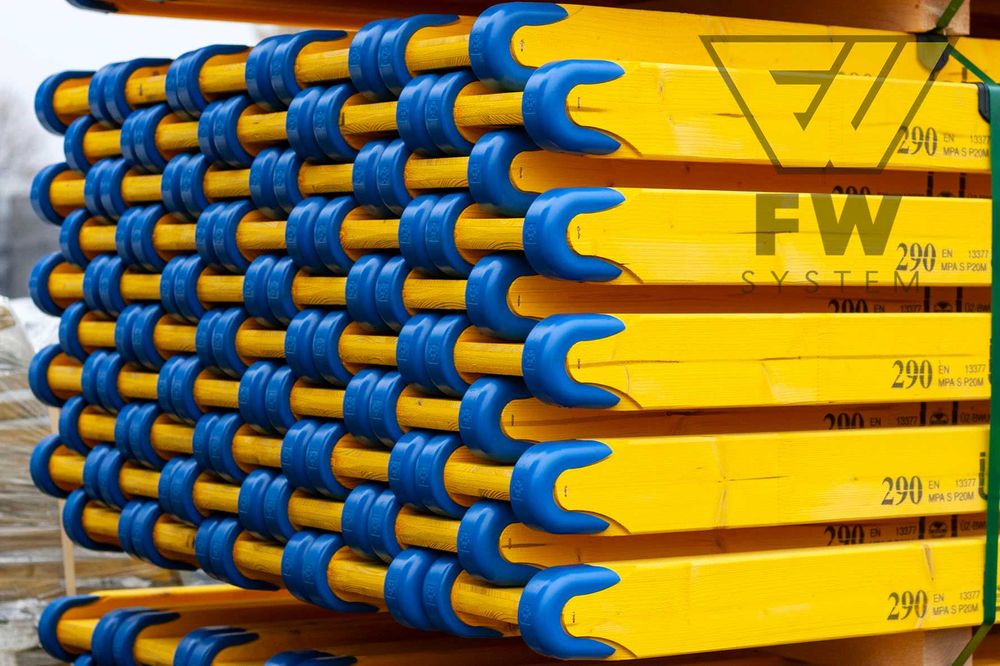 Dźwigary drewniane Dźwigar 330 Szalunki stropowe Legary Doki Tregry