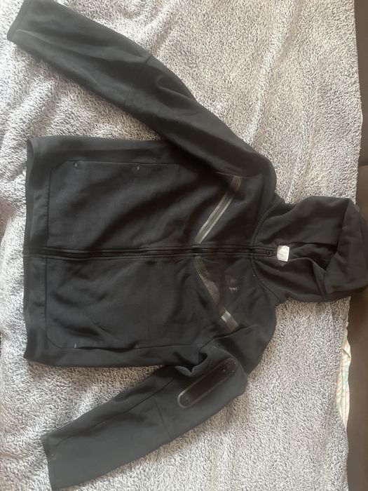 Nike tech fleece zip black