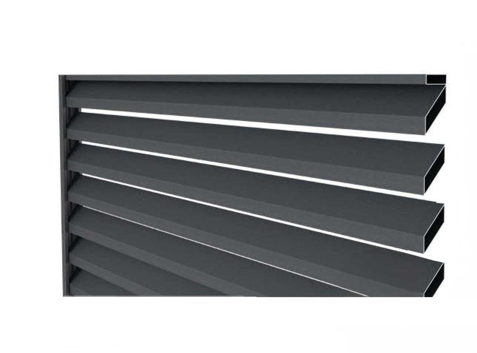 Ogrodzenie żaluzjowe aluminiowe premium