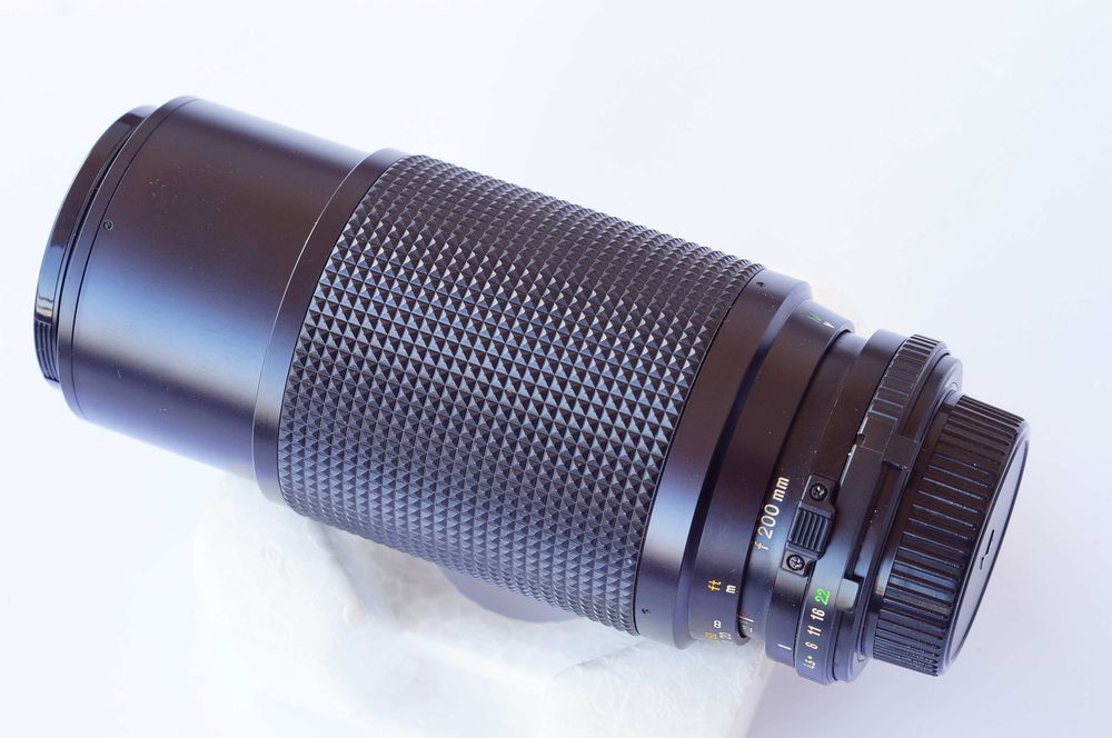 Minolta MD Zoom 75-200 /4.5 piękna do NEX FX MFT