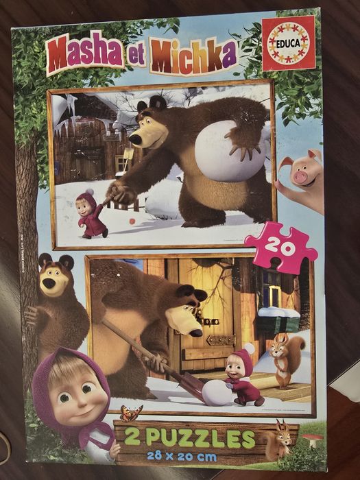 5 puzzles para crianças 3 a 6 anos