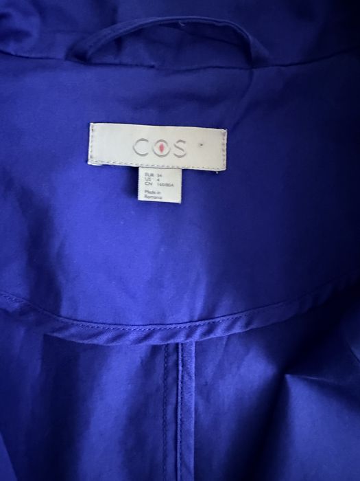 Тренч синій cos 34