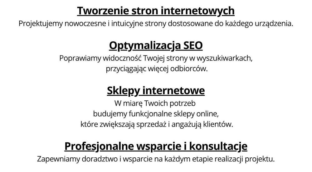 Tworzenie stron internetowych i pozycjonowanie