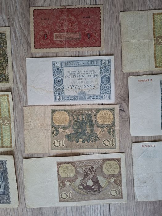 Zestaw banknotów Stara Polska
