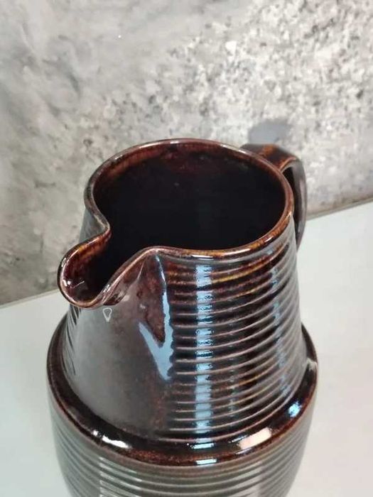 Jarra Vintage em Vidro Âmbar - ENVIO GRATIS