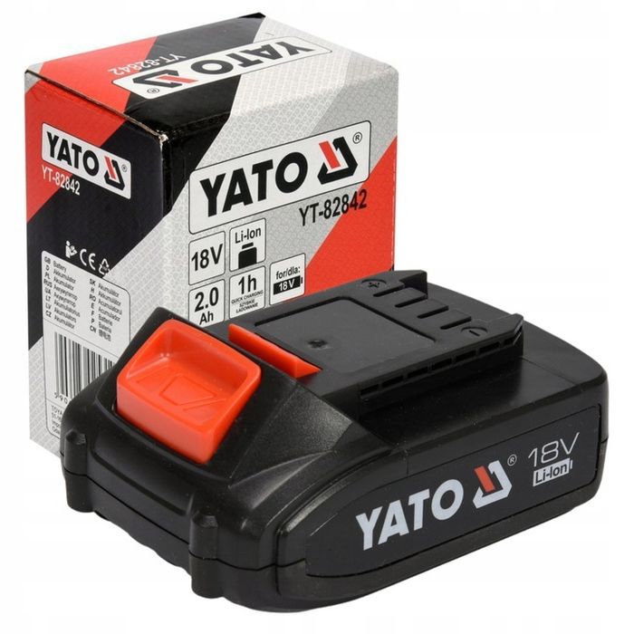 Yato Akumulator Bateria Do Yato 18v 2,0ah Li-ion Szybkie Ładowanie Yt-