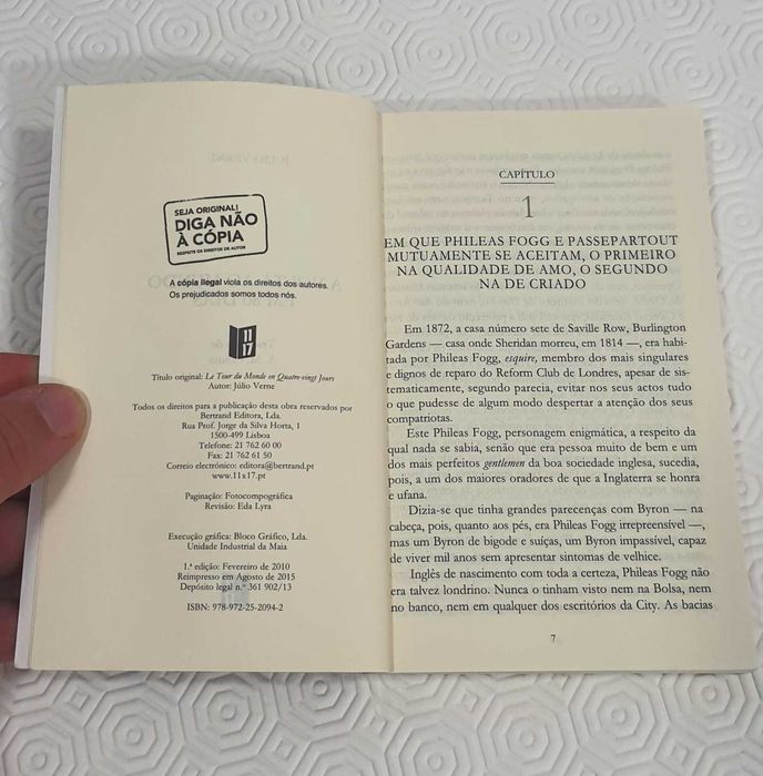 A Volta ao Mundo em 80 Dias – Júlio Verne (Edição de Bolso, 2015)