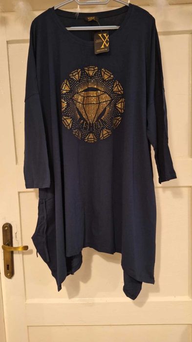 Świetna duża tunika Wawa. Diament.