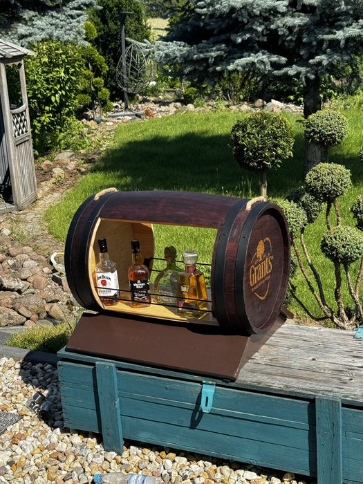 Prezent alko Barek z beczki na alkohol beczka drewniany debowy