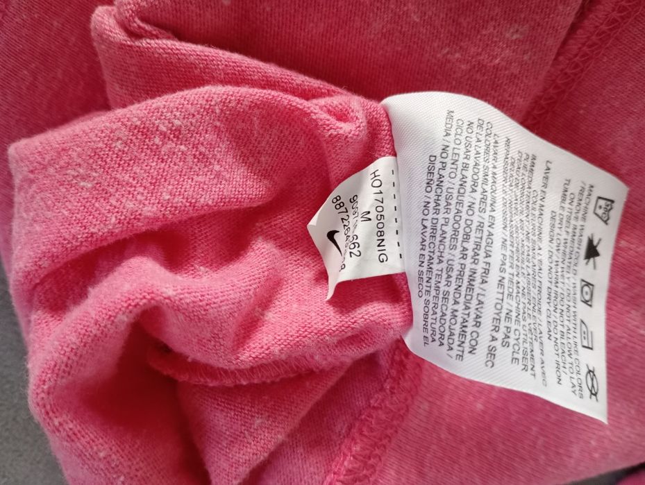 Bluza dresowa sportowa damska Nike różowa S/M