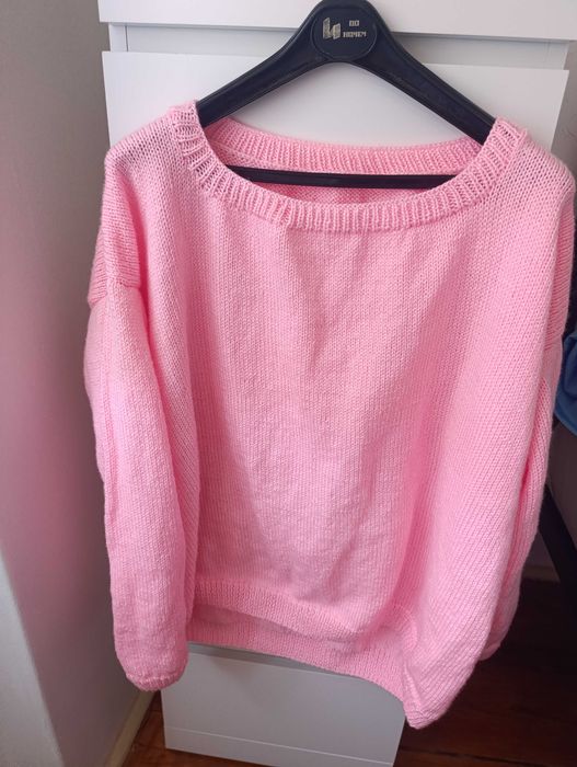Pulóver cor rosa