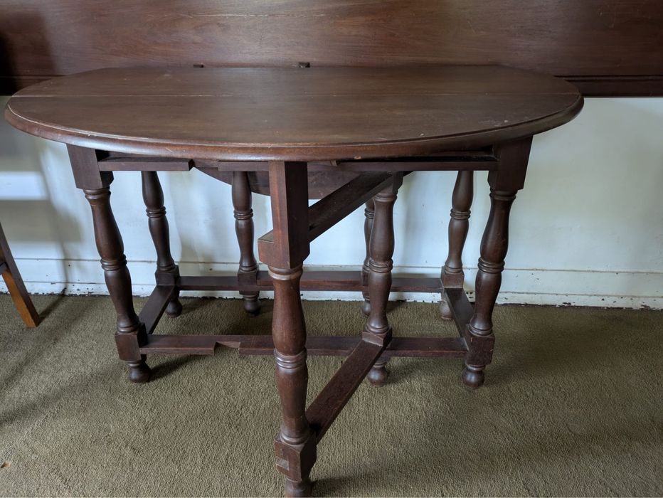 Mesa jantar com abas