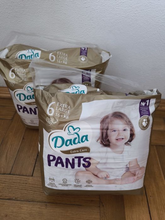 2x Pieluchy pampersy  Dada Extra Care PANTS pieluszki złote