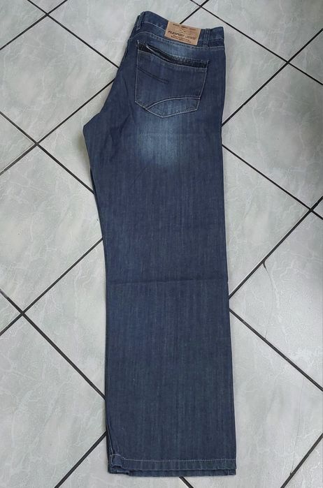 Spodnie jeansy męskie baggy skate opium y2k