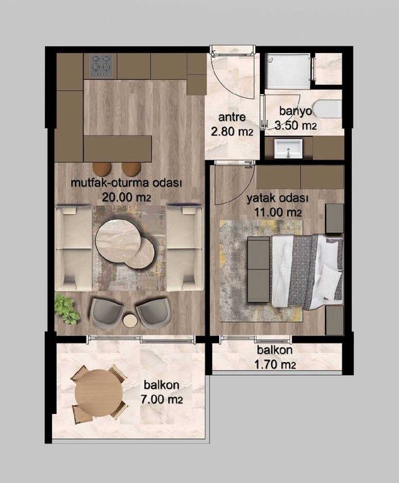 АКЦИЯ! Недвижимость в Турции у моря, квартиры в Мерсине от 34 900 €