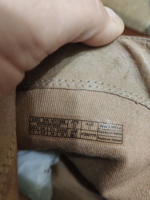 Кожаные ботинки UGG оригинал